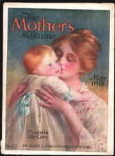 Mother's Magazine 5/1918-Alphaeus P. Cole-cover art-Features-ix-art-fashions-... picture