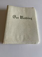 Vintage “Our Wedding” photo album with photos picture