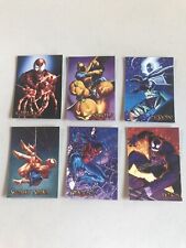 1996 Marvel Spider-Man Premium Canvas Cards Complete Set 6/6 picture