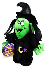 VTG Singing Dancing Witch Halloween Light Up Jumping Plush  *READ* picture
