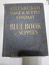 Pittsburgh Gage And Supply Co Pittsburgh, PA Bluebook 1913 Catalog No 12 HC Rare picture