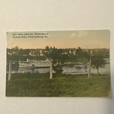 Early American Postcard George Washington's Boyhood Home Spot Fredericksburg VA picture