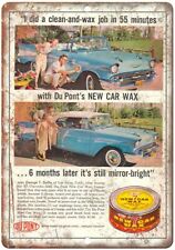 Dupont Car Wax Vintage Ad Reproduction Metal Sign A193 picture