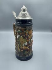 Vintage Collectible German Beer Stein Mug - BEAUTIFUL DETAILING. picture