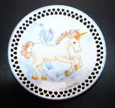 Vintage Collector Plate Unicorn Aldon Fabulous & Fantastic Mythological Bestiary picture