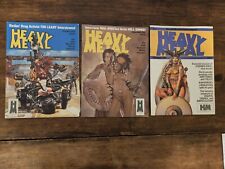 Heavy Metal Fantasy Magazine Lot | 3 Issues | Oct, Nov, Dec 1983 | HM Distro picture