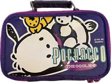 1996 Sanrio Pochacco Mini Travel Pouch Pencil Case Vintage Purple “The Cool K-9” picture