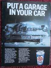 1968 STP Motor Oil Treatment Print Ad ~ Put a Garage in Your Car, Winter Starts picture