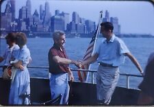 Vtg 1959 Amateur 35mm Slide Photo Day Line Cruise New York picture