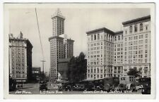 c. 1930s Fry Hotel L.C. Smith Bldg County City Seattle Washington RPPC Ellis picture