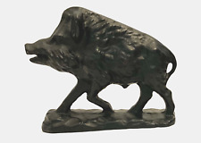 Russian Boar  solid Cast Iron Doorstop   attributed to Kasli picture