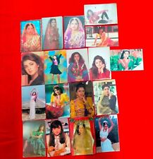 Divya Bharti Rare Vintage Postcard Post Card India Bollywood 18pc picture