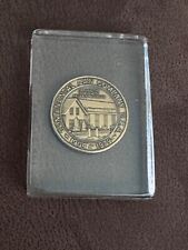 VTG. Continental Can Co 1904-1979 Lucite Paperweight 75th Anniversary Coin picture