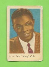1958 Dutch Gum Card P #144 Nat King Cole picture