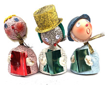 Vintage Candy Containers Paper Mache Christmas Snowman Caroler Choir 7