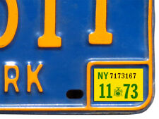 1973 New York License Plate Registration Sticker, YOM, NY, Tag, DMV picture