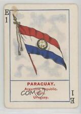 1896 Cincinnati Game of Flags No 1111 4 Flag Back Paraguay (Crest in Center) 0w6 picture