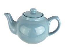 Chance Hold Solid Bone French Blue Ceramic 4 Cup Teapot  picture