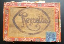 Antique Reynaldo Wood Cigar Bankers Box 1926 Manila Philippines  picture