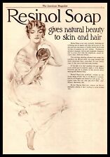 1916 Resinol Soap Baltimore Maryland Give Natural Beauty To Skin & Hair Print Ad picture