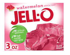 Jell-O Watermelon Gelatin Dessert Mix, 3 oz Box picture