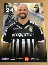 Dorian Dessoleil, Belgium 🇧🇪 RSC Charleroi 2018/19 hand signed picture