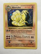Ninetales Shadowless Base Set Near Mint Condition ENGLISH 12/102 picture
