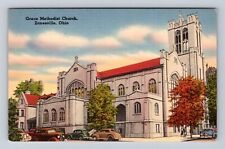 Zanesville OH-Ohio, Grace Methodist Church, Religion, Antique, Vintage Postcard picture