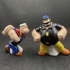 Popeye and Brutus Bluto Face Off Ceramic Salt Pepper Shaker KFS Hearst picture
