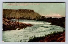 Mt Pitt OR-Oregon, Table Rock, Ray Dam, Rogue River, Vintage c1907 Postcard picture