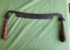 P., S. & W. TOOLS Draw Knife with Adjustable Handles.  Blade is 10 Inches Wide. picture