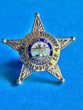 Vintage Obsolete Washington Co Tennessee Deputy Sheriff 5 Point Star Hat Badge picture
