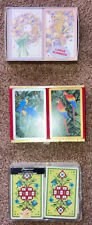 Unique Playing Cards Decks Complete Lot of 3- Parrots, Seahorses, Imperial picture