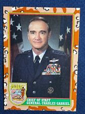 1991 TOPPS DESERT STORM #7 CHIEF OF STAFF GENERAL CHARLES GABRIEL picture