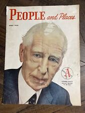 Vtg April 1950 DESOTO-PLYMOUTH PEOPLE AND PLACES MAGAZINE - Connie Mack Cover picture