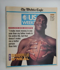 SHAQ O'NEAL, Shaquille O'Neal October 1993 USA Weekend, Wichita Ks. VG/NM picture