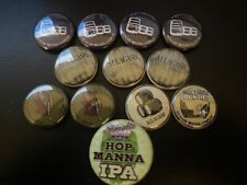 Lot of  12 Allagash Brewery Beer Brand Pins Pinback Buttons Great Condition picture