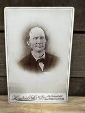 Antique Victorian Cabinet Card Of A Man By “Hendricks & Co” Allegheny, PA picture