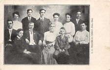 E35/ Philo Ohio Postcard 1907 C.C. Frazier & Family Muskingum County picture