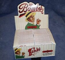 50  Packs Booklets of Big Bambu Cigarette Rolling Papers picture