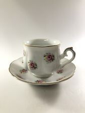 Japanese Fine Porcelain FTD Extra Touch Collectors ROYAL ROSE Tea Cup and Saucer picture