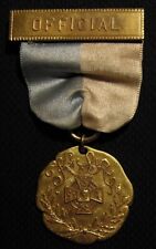 RARE ANTIQUE KNIGHTS OF ST ANDREW TRACK & FIELD OFFICIAL'S MEDAL - Scottish Rite picture