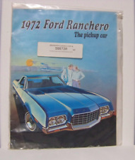 1972 Ford Ranchero The Pick Up Car Sales Brochure picture