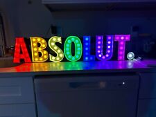 ABSOLUT Vodka Rainbow LED Bar Sign Rare Pride picture