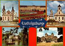 VINTAGE CONTINENTAL SIZE POSTCARD 1970s LUDWIGSBURG GERMANY picture