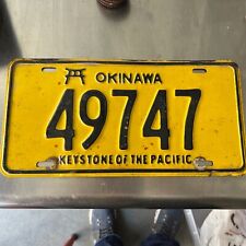 Vintage OKINAWA Keystone of the Pacific JAPAN License Plate picture