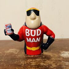 1993 Anhueser Busch Budweiser Genuine Bud Man Lidded Stein Collectors Mug picture