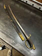 Napoleonic French Model 1821 Saber Sword 1800s w Scabbard A Brast A Aaurau picture