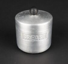Vintage Reed Aluminum Grease Canister Container Lid  picture