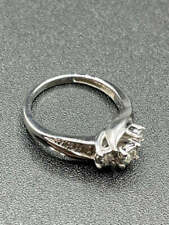 Diamond Ring 10k White Gold picture